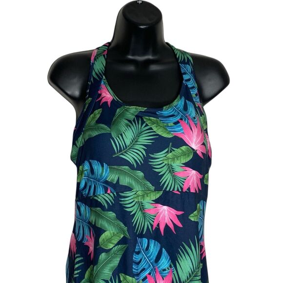 NWOT Kyodan Outdoor Dress Womens M Golf Tennis Tropical Racerback Athleisure - Picture 5 of 11